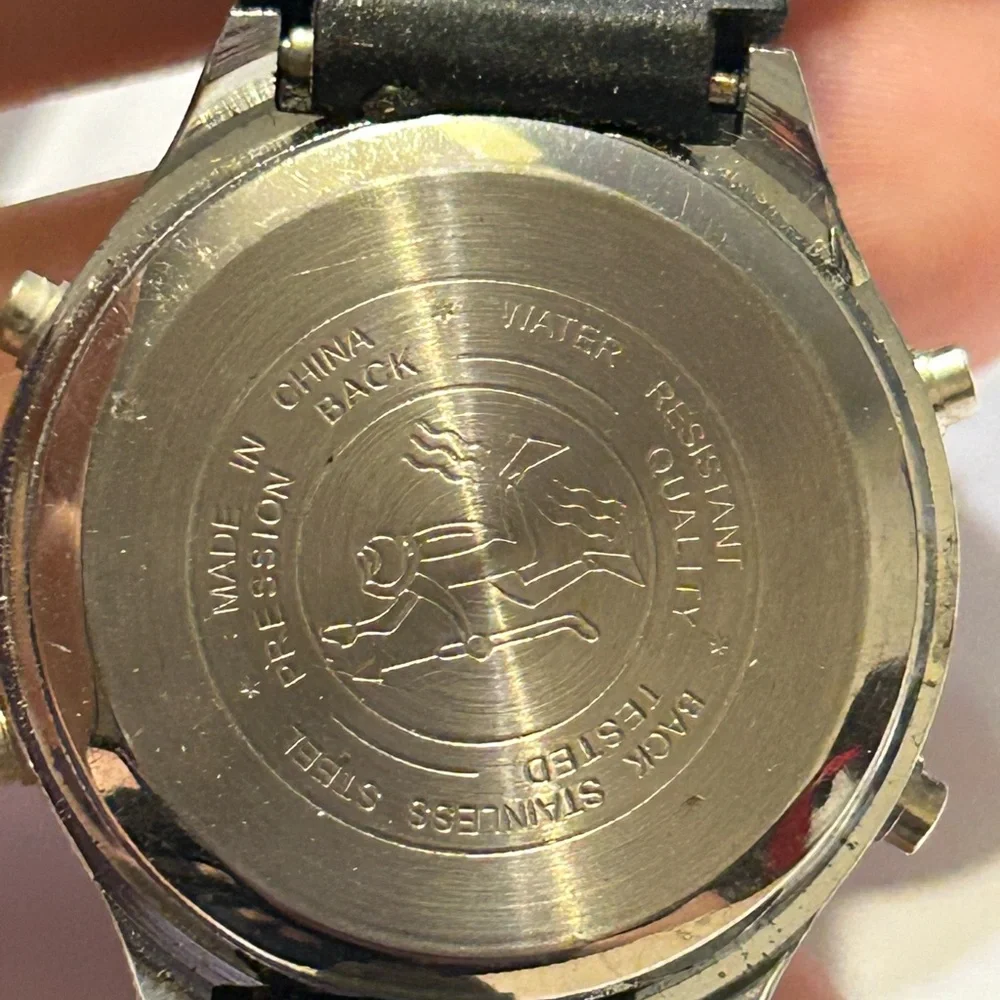 Digital Black and Silver Watch Water Resistance Works